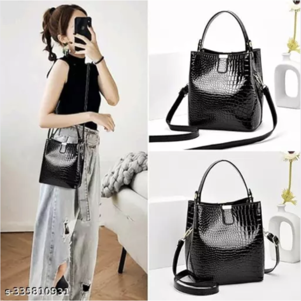 Crocoblack Faux Leather/Leatherette - Image 2